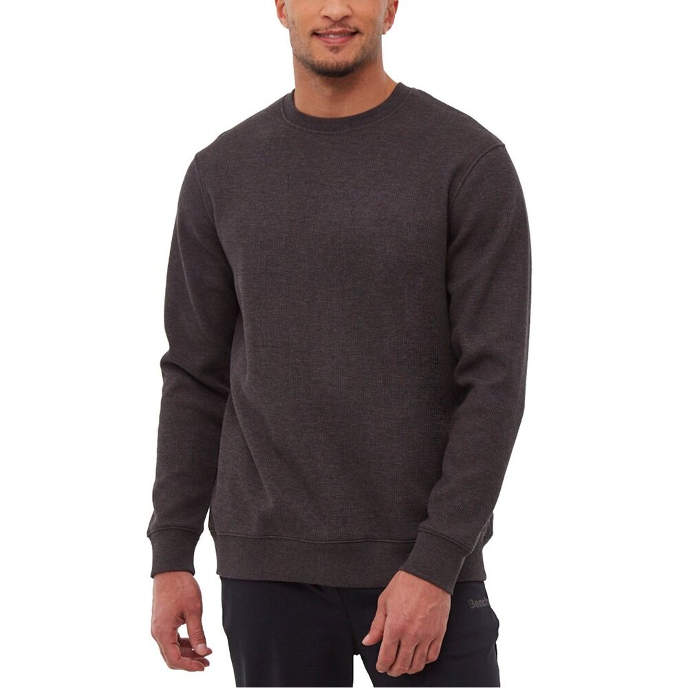 Bench Men's Fleece Lined Thermal Top Size XXL Dark Gray Urbanwear Sweatshirt NEW